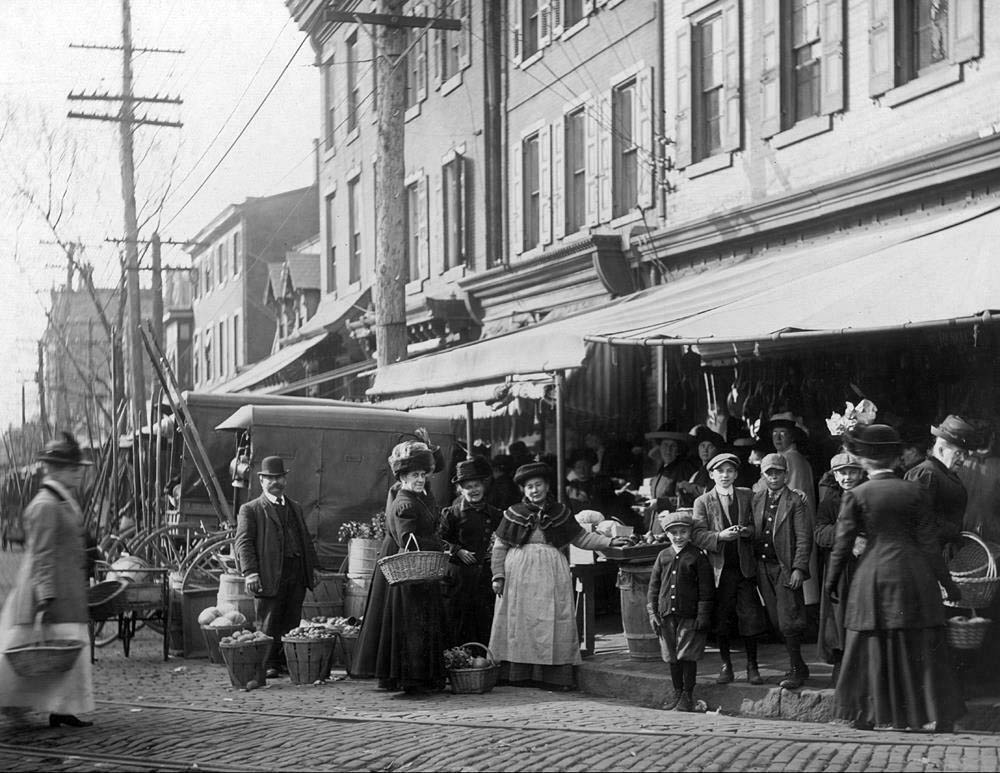 1914 Curb Market, Wilmington, Delaware
