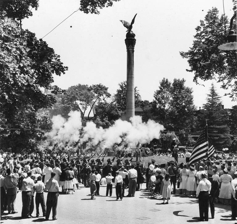 1954 Memorial Day ceremony in Wilmington
