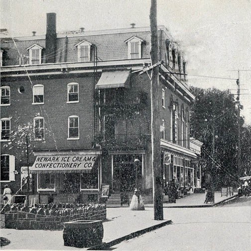 1927 Newark Ice Cream on Main Street