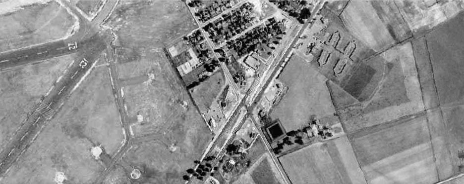 1954 Aerial image of RT 141 and RT 13 Intersection in New Castle DE