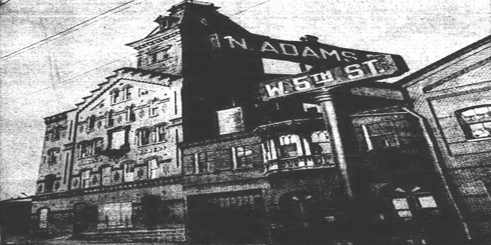 5th and Adams Streets Diamond State Brewery just before making way for I-95 in Wilmington Delaware early 1960s