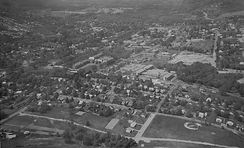 AREAL VIEW OF NEWARK DE IN THE 1960s