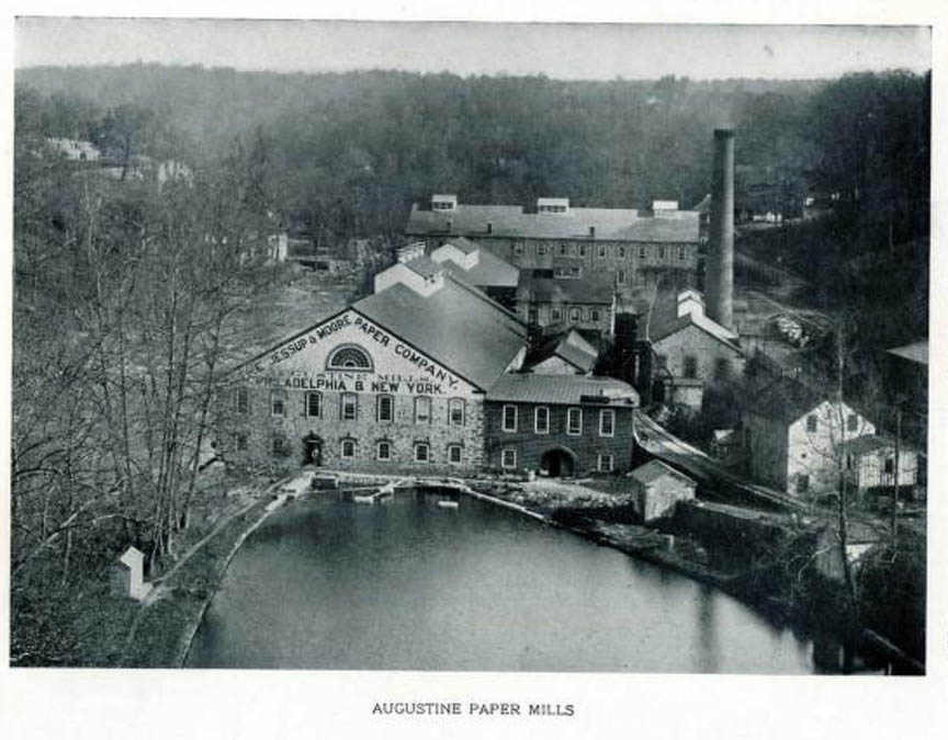 AUGUSTIME PAPER MILLS WILM DE CIRCA EARLY 1900s