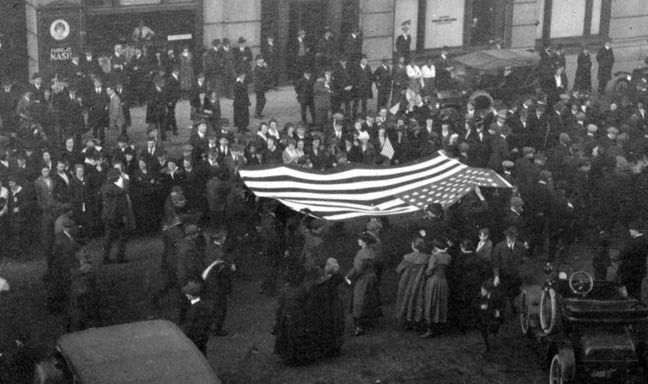 Armistice Day in Wilmington DE 11-11-1918