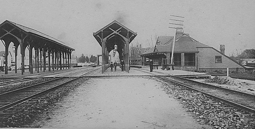 B and O train station on Delaware Ave Wilm DE - 2 circa