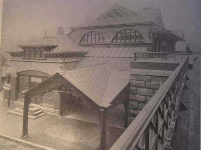 B and O train station on Delaware Ave Wilm DE circa