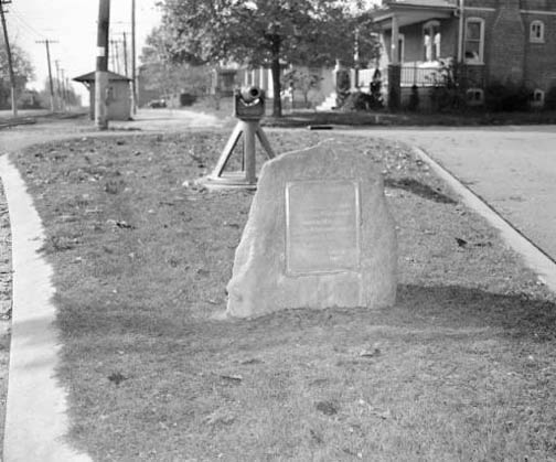 Bellefonte DE World War memorial during WWII
