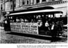 BRANDYWINE SPRINGS TROLLEY AT 8TH AND MARKET STREETS IN WILM DE CIRCA 1912
