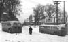 BUSES IN SNOW WILM DE CIRCA 1940s