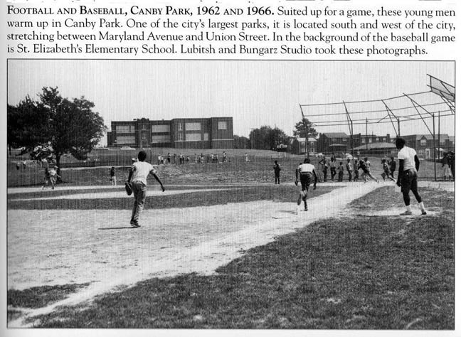 CANBY PARK BALL FIELDS 1960s