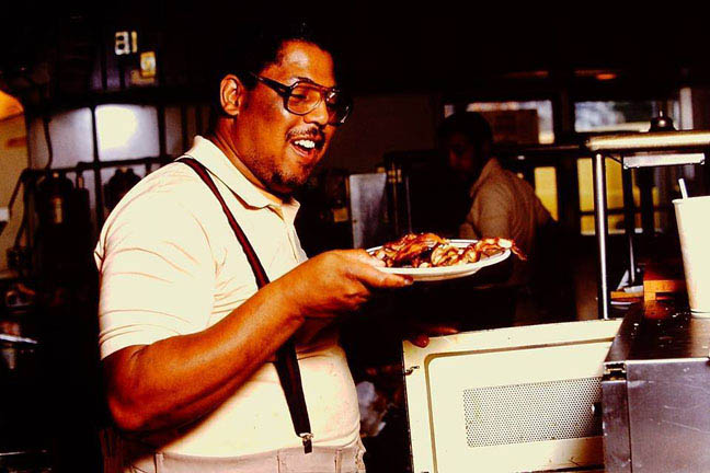 CHARCOAL PIT Cook on Maryland AVE circa 1970s