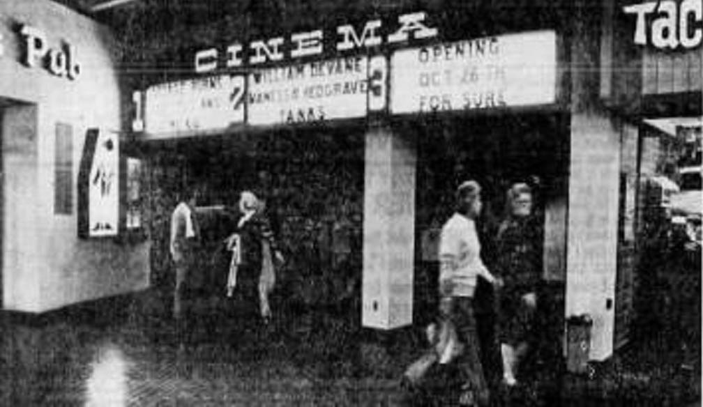 CHRISTIANA MALL CINEMA AND DUKES PUB IN DELAWARE EARLY 1980s