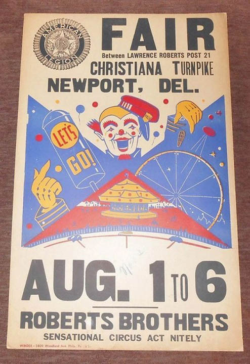 CHRISTIANA TRUNPIKE FAIR NEWPORT DE CIRCA