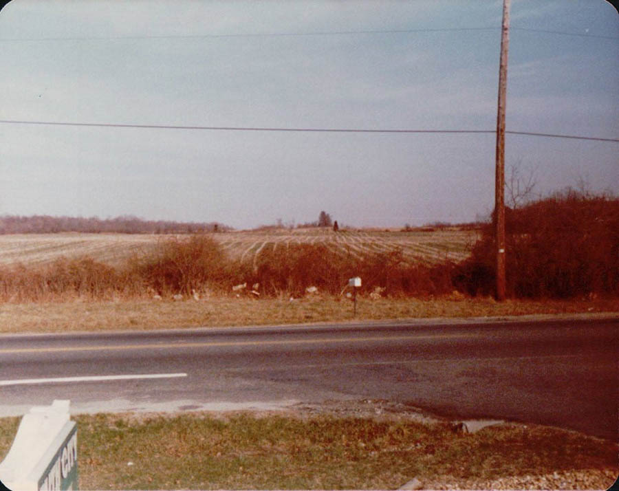 Christiana Mall location before there was a mall in DE - 1976