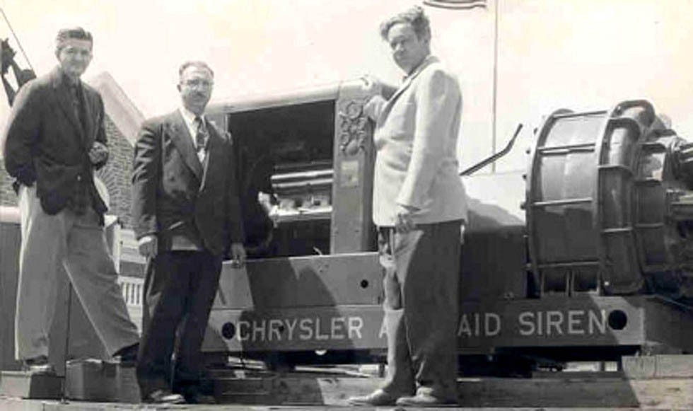 Chrysler Air Raid Siren in Newark DE 1952