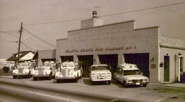 Cranston Heights Fire Station in Delaware 1957