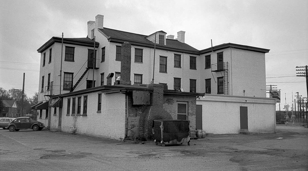DEER PARK TAVERN BACK SIDE on Main Street in Newark DE 1972
