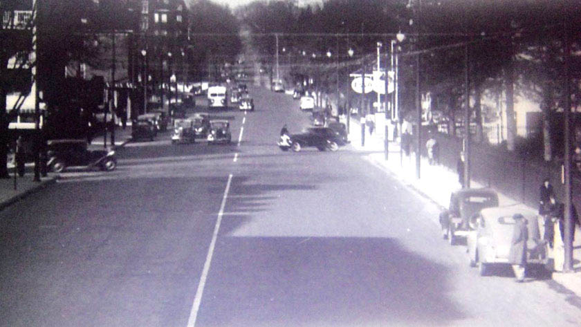 Delaware Ave at Adams Street Wilmington DE facing west on 01-01-1941