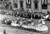 Delaware float in president Dwight D Eisenhower Innaural Parde in Wilmington DE 1-21-1957