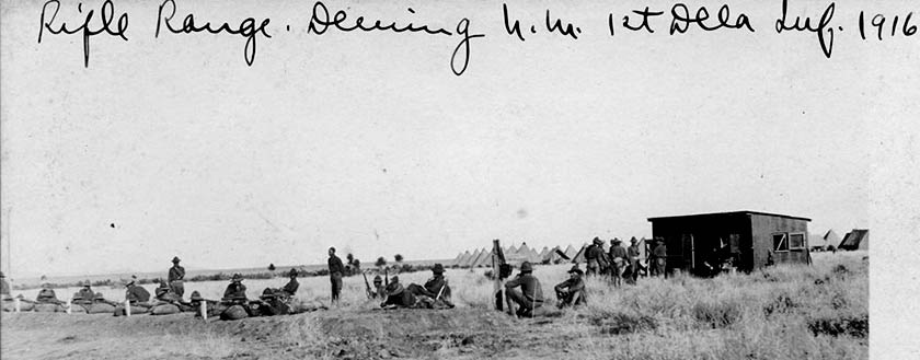 Delaware National Guard in Pursuit of Pancho Villa during Mexican Border Service 1916