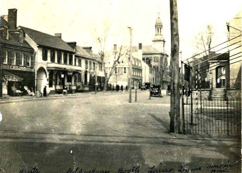 Delaware Street in Old New Castle DE circa 1920s