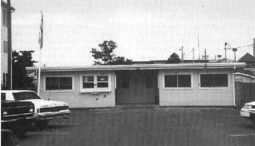 Dewey Beach Delaware original town hall and police station in Dewey Beach DE 1980s