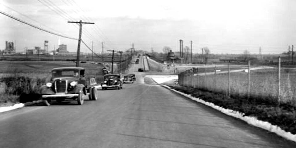 Edgemoor Road in Delaware looking south 4-23-1935