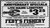 Febys Fishery Wilmington DE News Journal advertisement on 6-26-1975