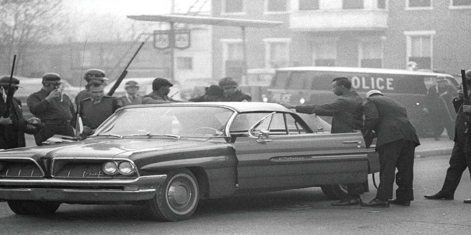 FRONT STREET WILMINGTON DE DURING THE RACE RIOTS IN THE LATE 1960s