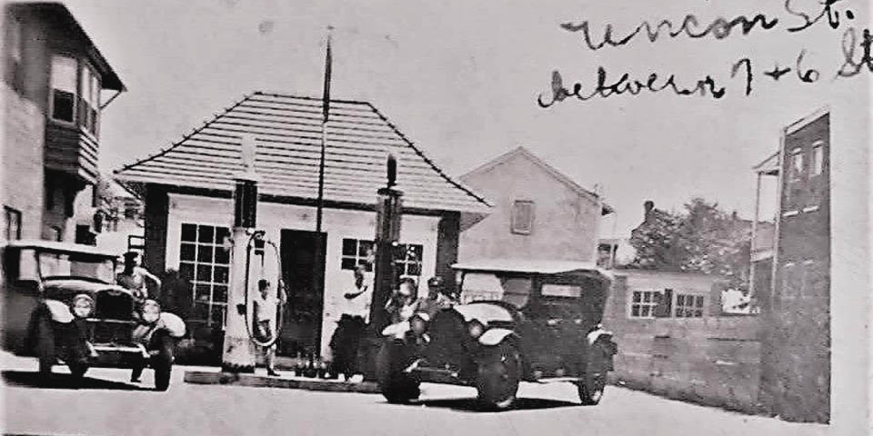 Gas Station on Union Street in WILMINGTON DE 7th and 6th Street in 1928