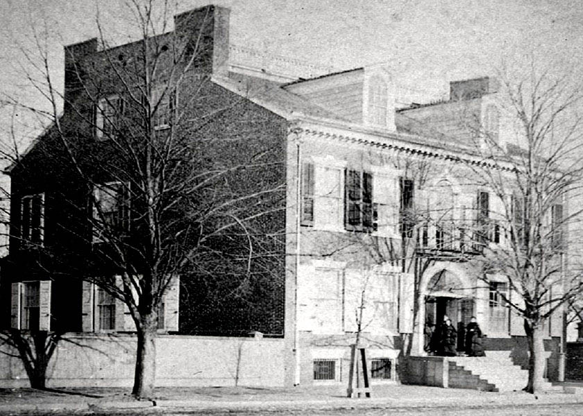 George Read II House on the Strand in New Castle Delaware circa late 1800s