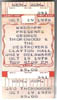 George Thorogood Concer ticket at Clayton Hall at the U of D on October 19th 1978