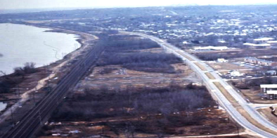 Governor Printz Boulevard before I-495 Wilmington DE March 1970 - B
