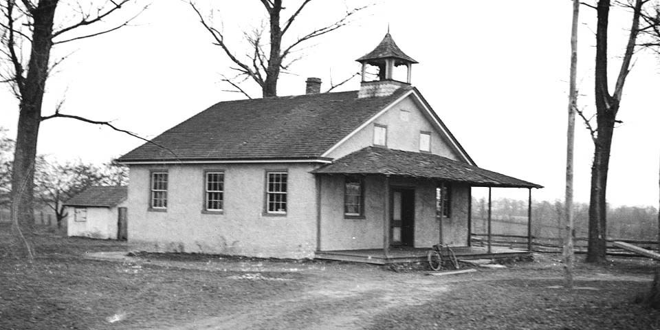 Harmony Schoolhouse on Limestone Road in Milltown DE circa