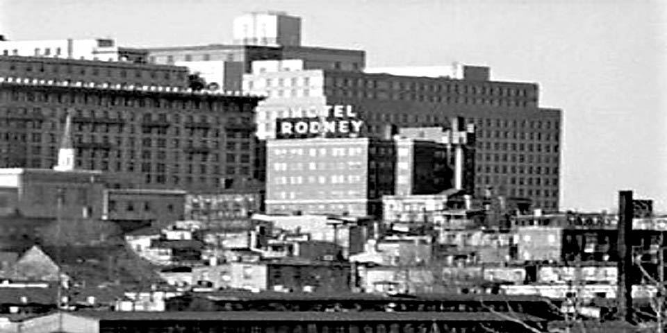 Hotel Rodney at 1105 Market Street in Wilmington DE circa 1930s