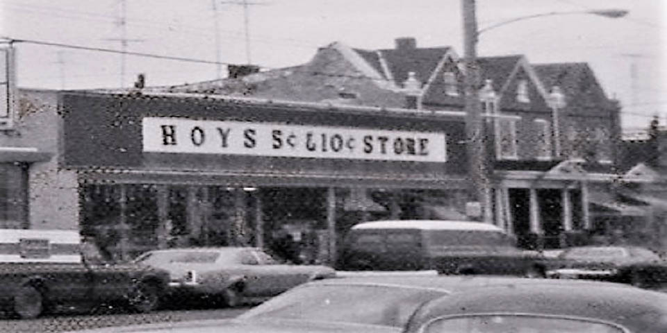 Hoys 5 and 10 at 206 North Union Street in Wilmington DE circa 1970s