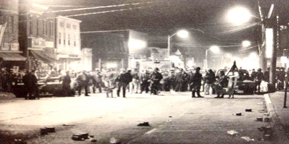 Main Street Newark Delaware Riot 3-7-1974
