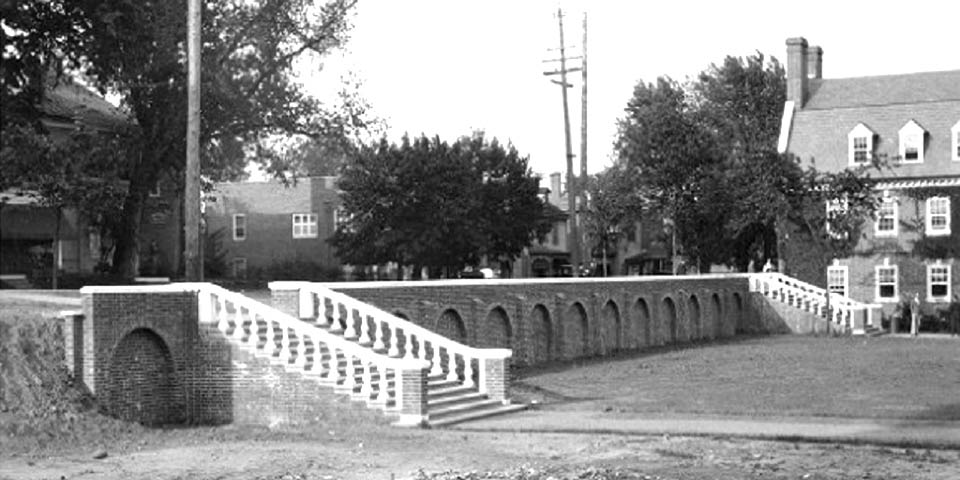 Main Street stairs at the University of Delaware 1920