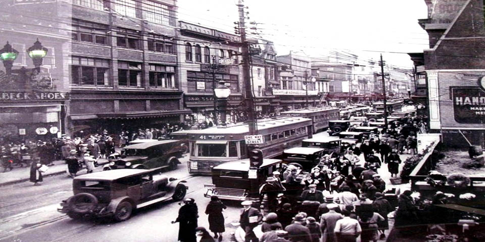 Market Street in Wilmington Delaware circa 1920s