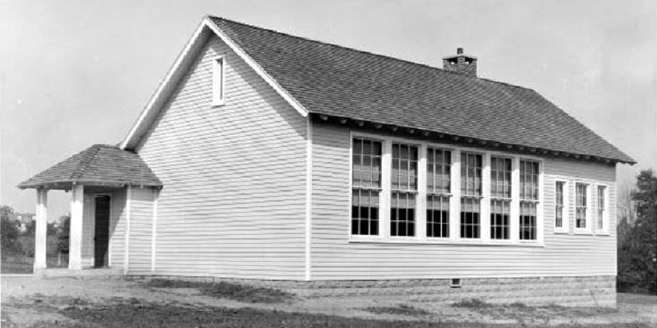 Marshallton Colored School in Marshalton Delaware in the 1920s