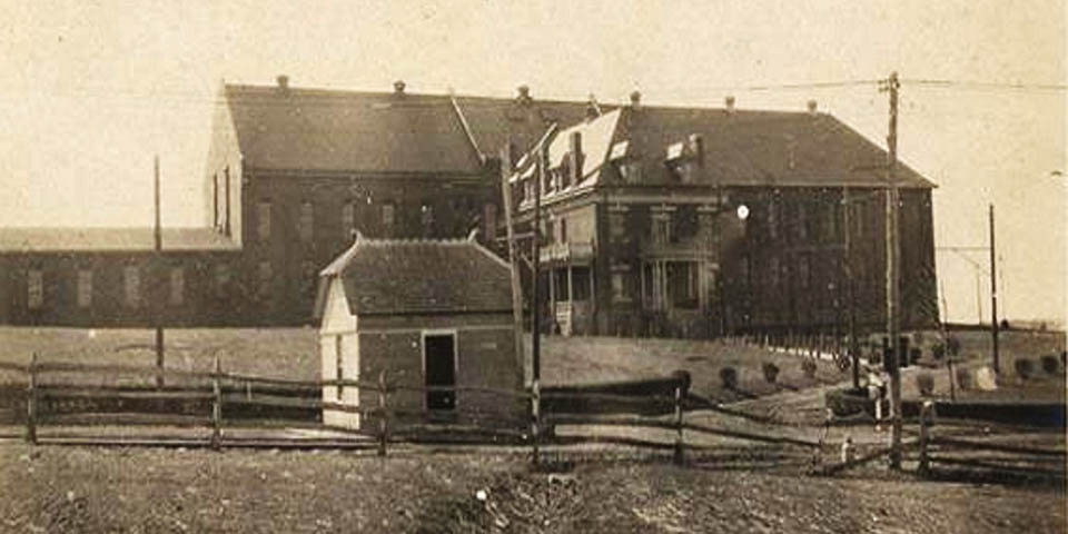 New Castle County Workhouse Prison on Greenbank Road in Wilmington Delaware 1910