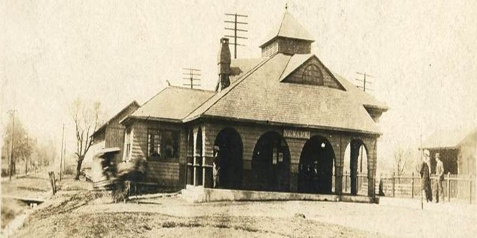 Newark Delaware BandO train station on Elkton Road circa 1930s - 4