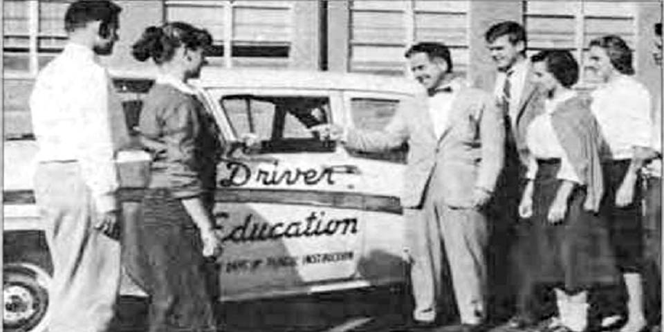 NEWARK HIGH SCHOOL DELAWARE DRIVERS ED 1950s