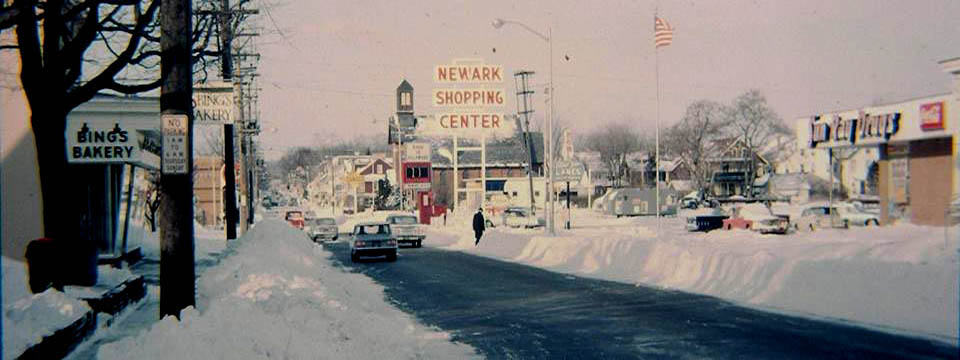 NEWARK SHOPPING CENTER IN NEWARK DELAWARE CIRCA 1960s