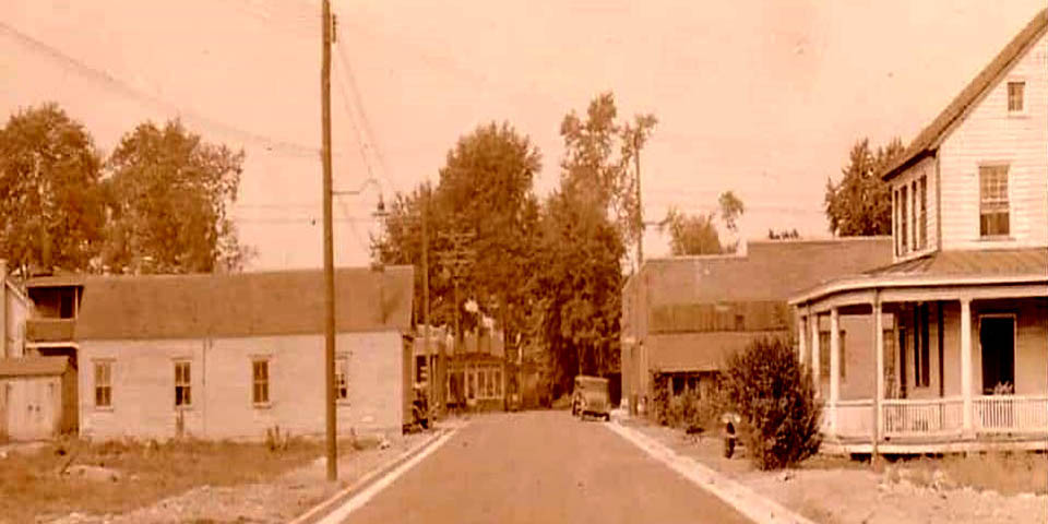 Newark Delaware Haines Street in the 1930s