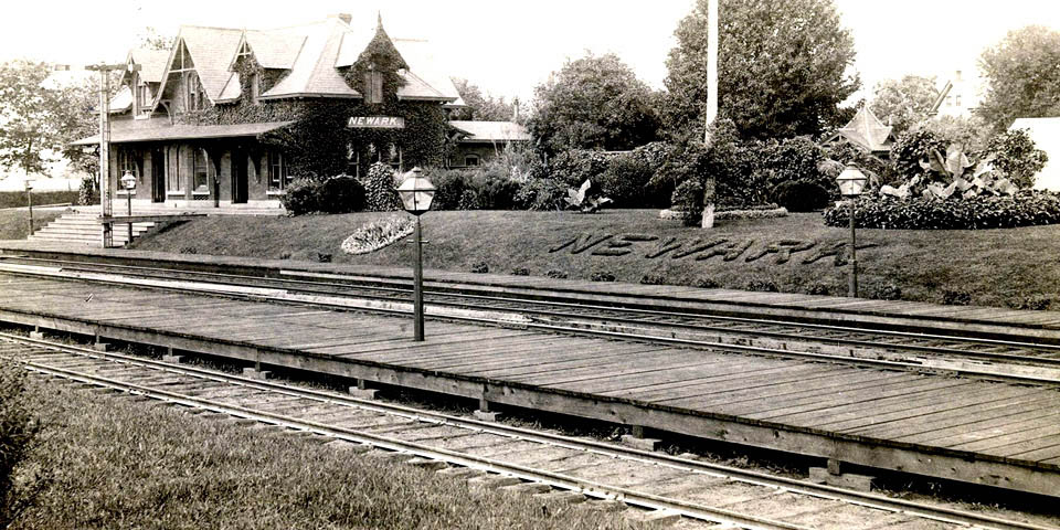 Newark Train Station in Newark Delaware circa late 1800s