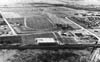 Newark High School in upper right side next to current-day College Square Shopping Center in Newark Delaware 1960s