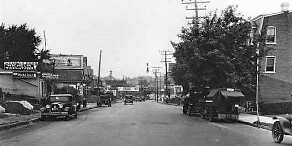 Pennsylvania Avenue - Looking West to Union Street in Wilmington Delaware 1930