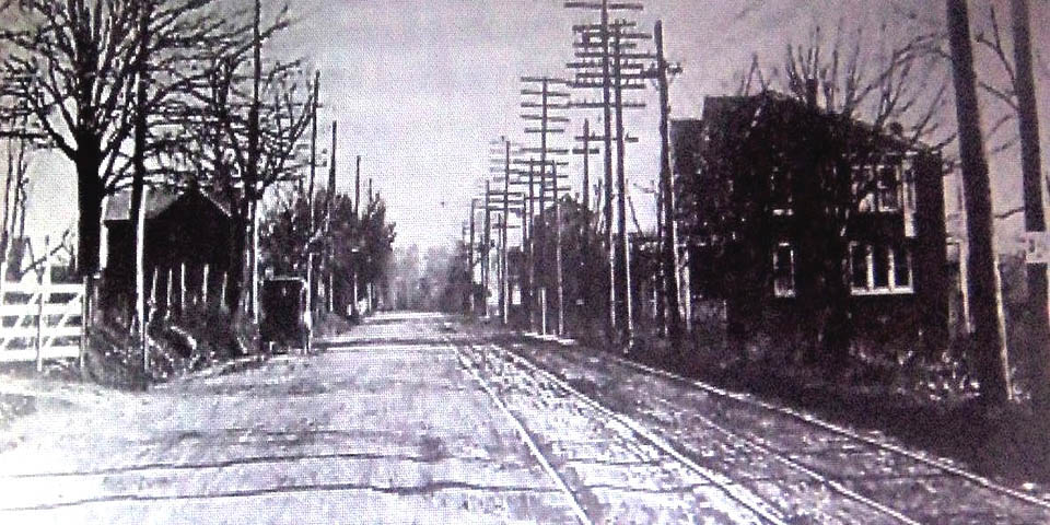 Philadelphia Pike just north of the city limits of Wilmington Delaware in 1915