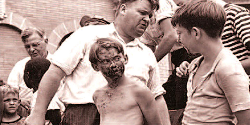 PIE EATING CONTEST IN LEWES DELAWARE ON JULY 4TH 1950